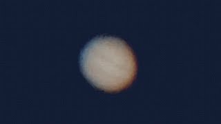 Jupiter Through 5' Telescope At Dusk 🪐🔭