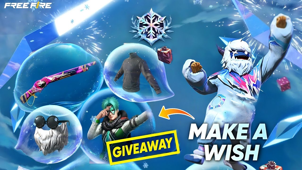 WINTERLAND GIVEAWAY FREE FIRE l FREE FIRE NEW EVENT l FF NEW EVENT l NEW EVENT FREE FIRE 