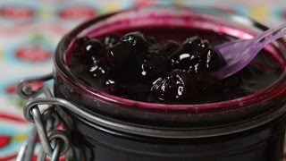 Blueberry Sauce Recipe Demonstration  Joyofbaking.com