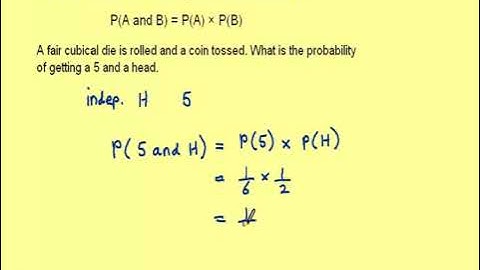 Edexcel Maths Higher GCSE Revision - Probability - Multiplication Rule Example 1