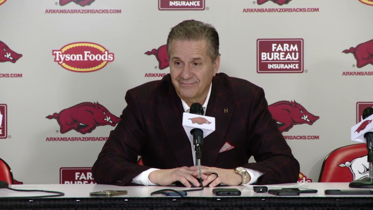 John Calipari press conference: Kentucky 85, Arkansas 77