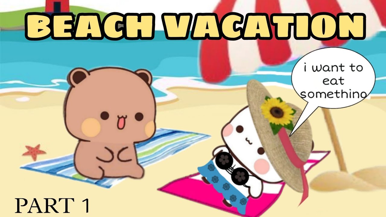 Peach Goma on Beach Vacation (Part 1)🏖️😍, Bubu Dudu, Panda Bear cats