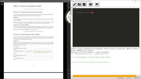 Eléments de Programmation - TD1 - Méthodologie et Exercice 1.1 : Moyenne de trois nombres
