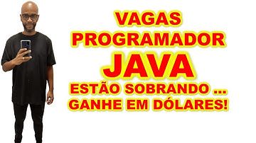 Como aprender rápido Java e ganhar dinheiro em dólares ? Vagas de emprego programador Java SOBRANDO