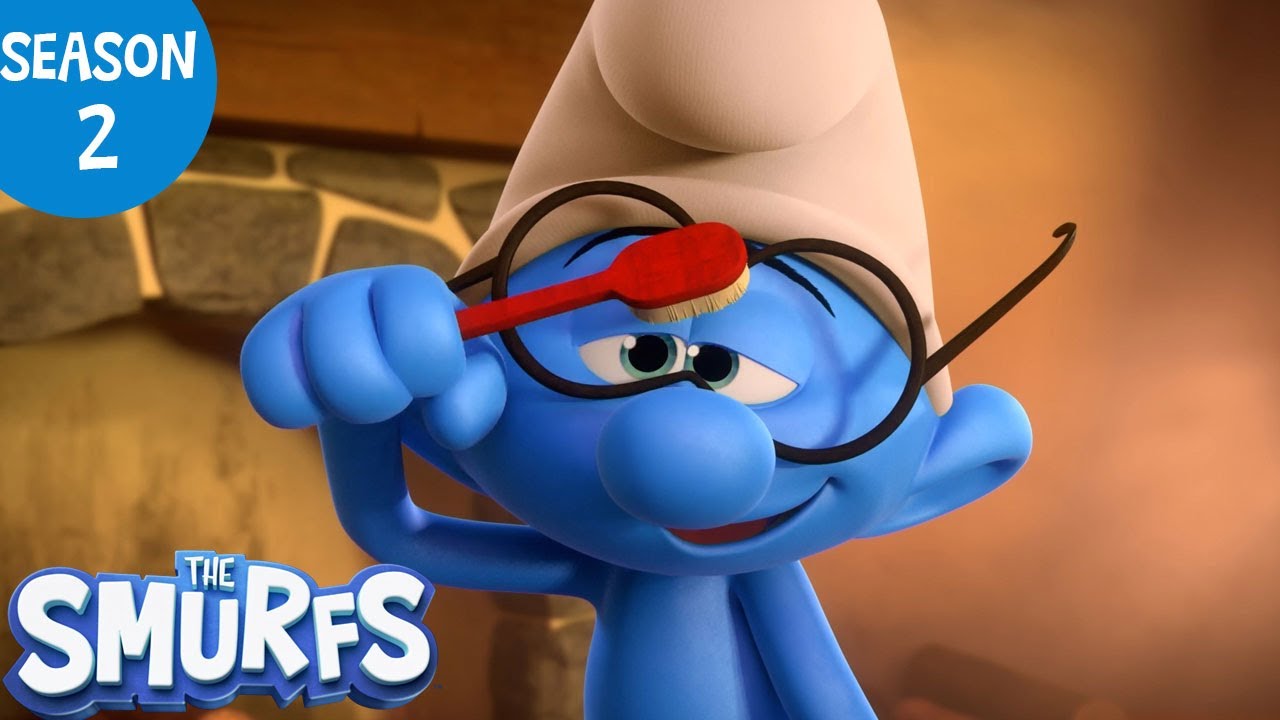 Smurfette Learns to Relax w/ Lazy Smurf! 😴 The Smurfs Full Scene