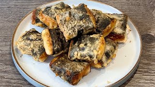 Just mix tofu with seaweed and soy sauce, and your fried fish is ready! The best fried tofu recipe!