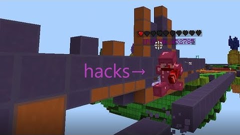 Killing hacker with OP pickaxe! eggwars mega