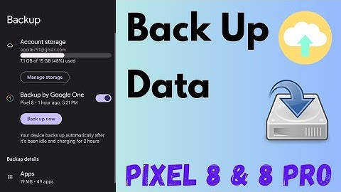How to Backup Data on Google Pixel 8 Pro