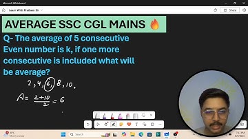 The average of 5 consecutive Even number is k, if one more consecutive is included what will be