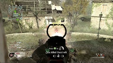Cod 4  Quick 1v3 on Overgrown