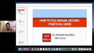 Webinar on how to file GSTR 9 By CA Praveen Sharma ji Organised by CA Raj Chawla