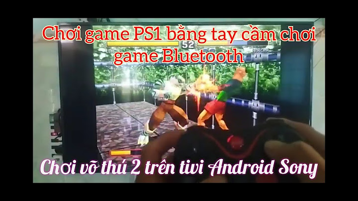 Hướng dẫn cần điều khiển chơi game trên tivi sony