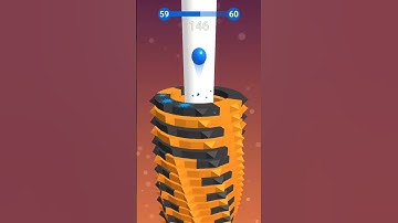 Stack Ball Level 59 Complete In 14 Second #stackball #shorts