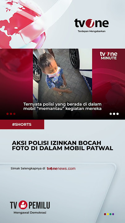 Momen Polisi “Pantau” Hingga Izinkan Bocah Foto di Mobil Patwal  #shorts #tvone #news