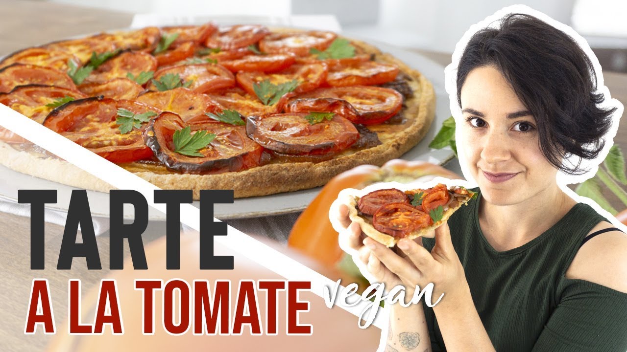 Recette Vegan 51 Tarte A La Tomate Moutarde Et Oignons Caramelises