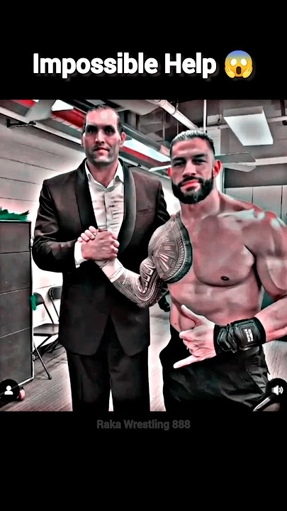Roman Reigns Impossible Help The Great khali💀☠️| Roman Reigns attitude 😈🤯#shorts #wwe #romanreigns