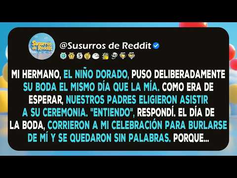 Mi hermano, el Niño Dorado, puso intencionadamente su boda el mismo día que la mía  Así que tomé