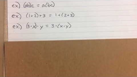Commutative, Associative, and Distributive Properties