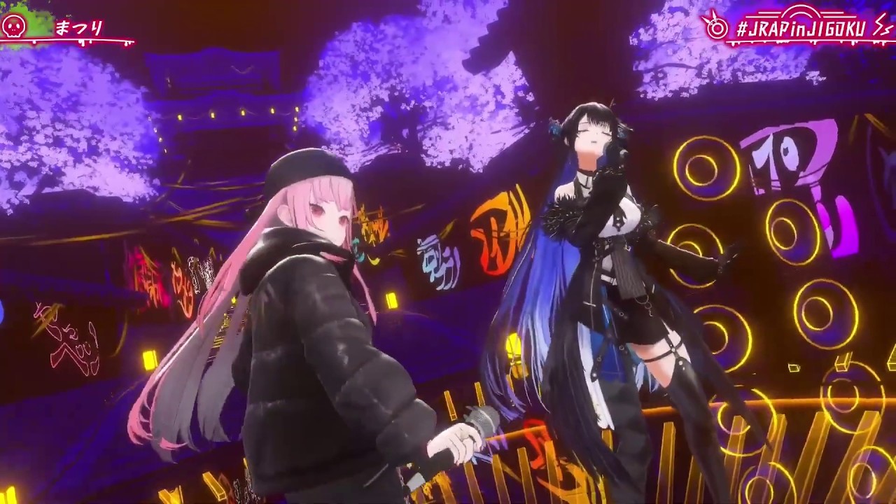 Calli & Nerissa Duet Matsuri (まつり) by Fuji Kaze 【CALLI'S 3DLIVE J-RAP in JIGOKU!】