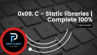 0x09. C - Static libraries (Complete 100%)