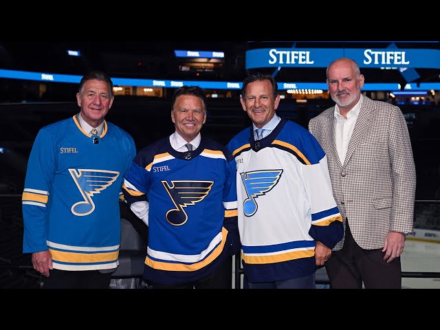 Blues and Stifel announce 5-year jersey sponsorship agreement: 'We want to  keep growing our business' - The Athletic