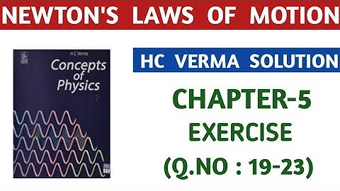 HC VERMA NEWTON