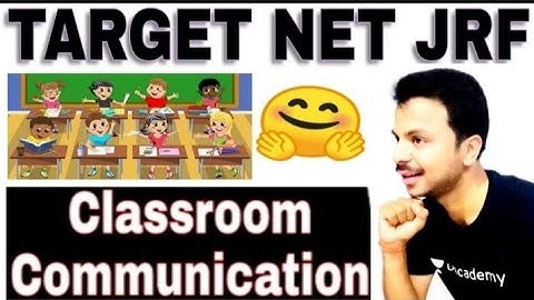 Classroom Communication|| Nta Ugc Net Paper -I
