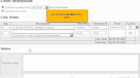 How to send a quote to a client using WHMCS4 - Canadian Web Hosting
