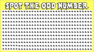 CAN YOU FIND THE ODD NUMBERS AND LETTER? #41 | HOW GOOD ARE YOUR EYES? My Games!