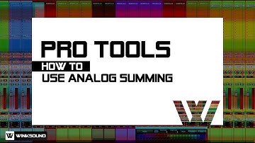 Pro Tools: Analog Summing plus Win 1 Year Subscription to PureMix.net | WinkSound