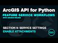 Enable Attachments for Feature Layers &amp; Tables in ArcGIS Online with the ArcGIS API for Python
