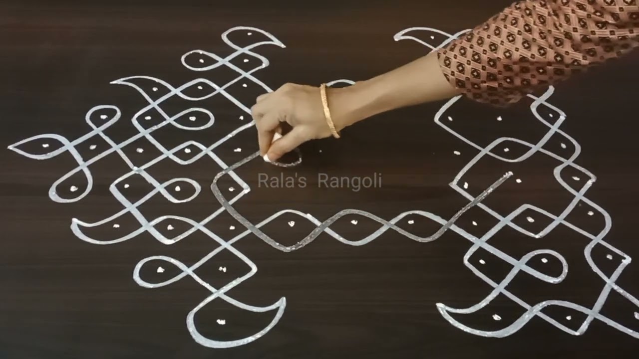 Ratha Saptami 2022 Special Kolam | Ther Kolam with Dots | 9 Dots Ther Kolam | Ratham Muggulu
