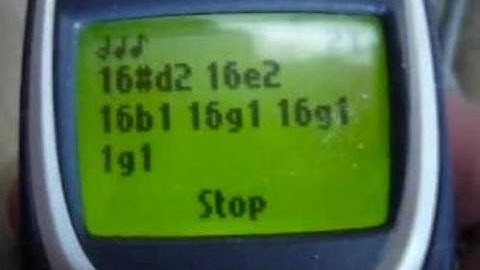 RTTTL RingTones AVR demo