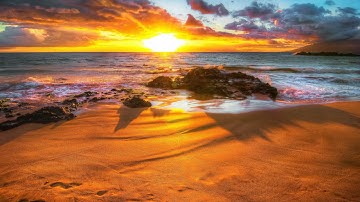 Sunsets beaches beautiful landscape - Animated background wallpapers loops videos