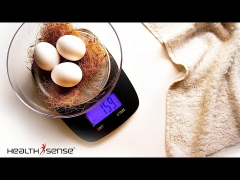 HealthSense Chef-Mate KS 33 Digital Kitchen Scale