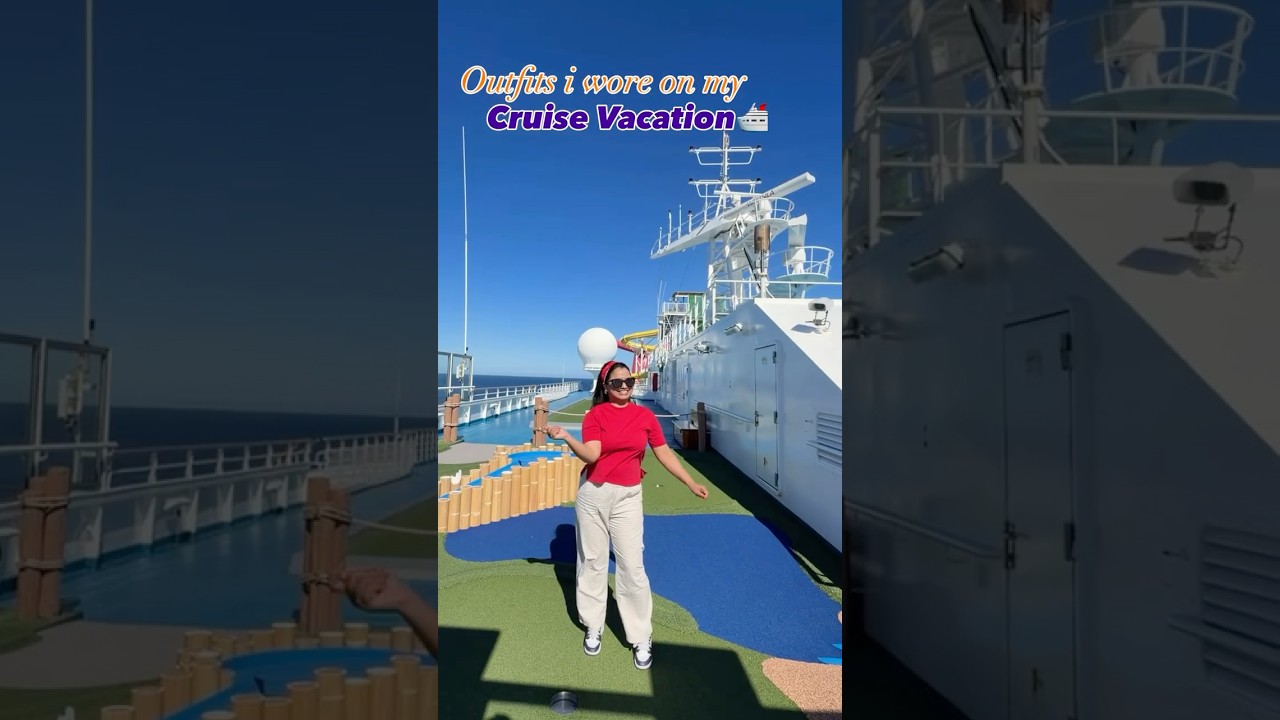 Cruise Vacation Outfits 👗Carnival Splendor cruise sydney Australia 🇦🇺