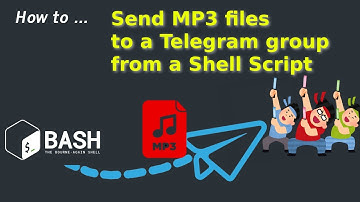 How to send an MP3 file to a Telegram group from a shell script