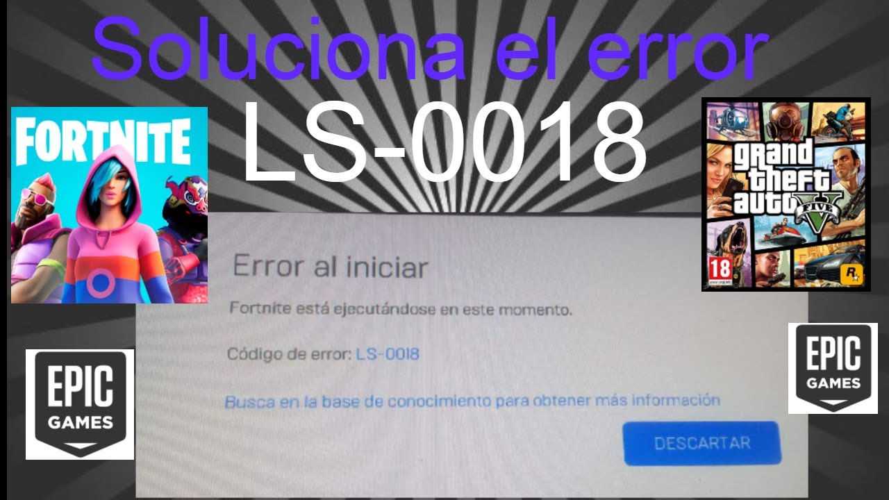 ➕Solucionar error LS-0018 de epic games➕ (cualquier juego) - YouTube
