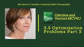 Calculus 3.3 Optimization Part 3 Profile