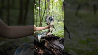 Kookaburra Gryfaun Room Guardian Commission #gryfaun #roomguardian #artdoll #ooak #barnowl