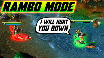 RAMBO MODE - 3 Ghouls & 1 BEASTMASTER! - WC3 - Grubby