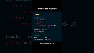 Full 90% Log Fail 😳 | Python Quiz Challenge 🔥#shorts #explore News