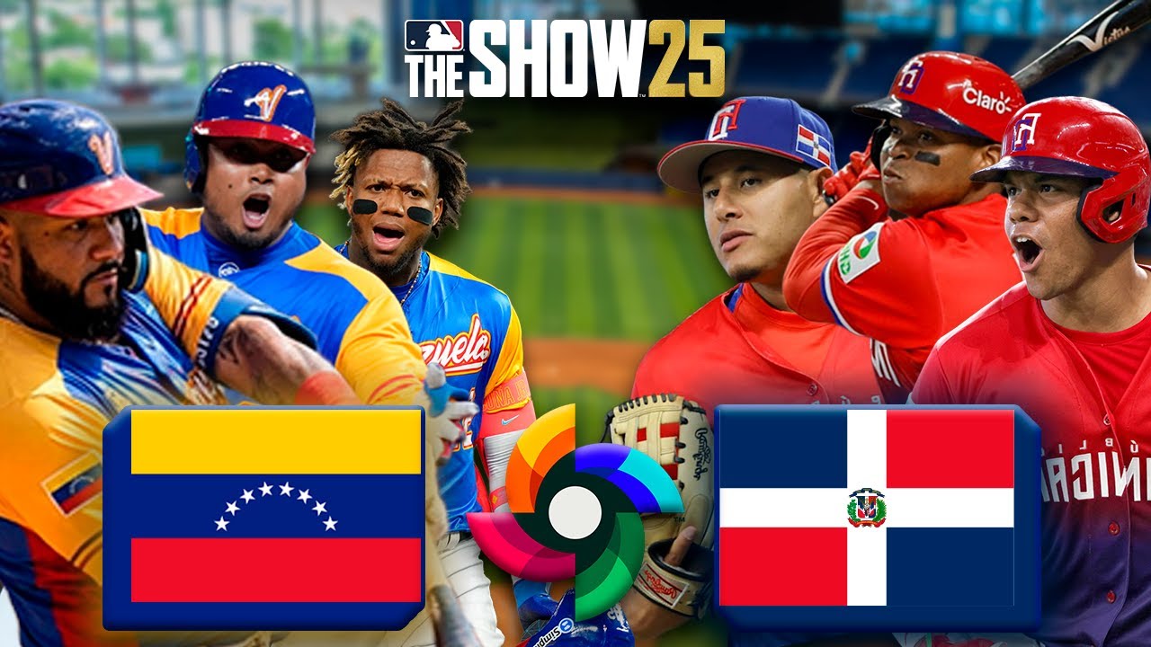VENEZUELA SE ENFRENTA A DOMINICANA!! - WBC EN MLB THE SHOW 25