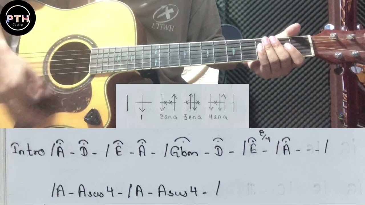 ဘီလူးဆိုင်းနဲ့ပူဇော်ခြင်း guitar rhythm tutorial by@pthguitar