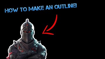 How To Make An Outline In Paint.net!