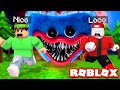 NICO, SCAPPA DA HUGGY WUGGY DI POPPY PLAYTIME CON LOCO su ROBLOX!