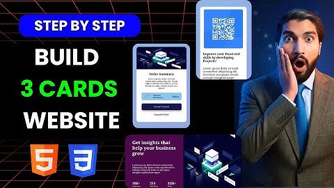 Create QR Code Order Business Cards FAST & EASY | HTML CSS Project | MERN Stack Web Dev Hindi #29