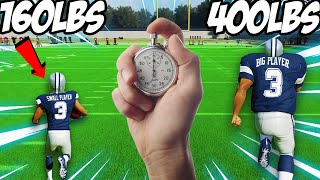 Does A Player's Weight Effect Their Speed In Madden 22?