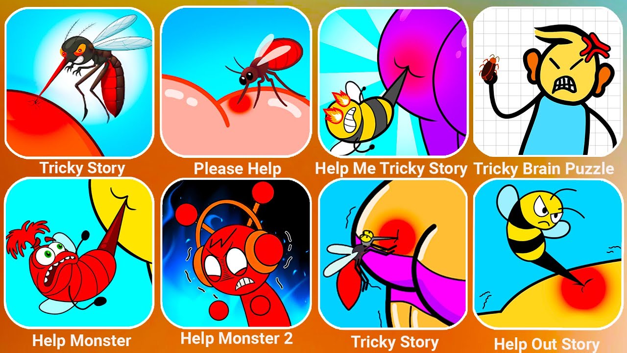 Help Out Story Help Out Story, Help Monster, Tricky Story, Tricky Story Puzzles, Help ...