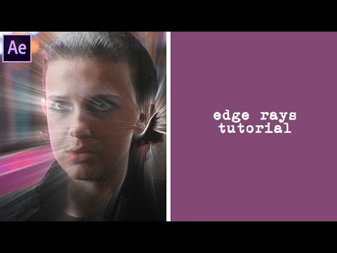 after effects tutorial | edge rays